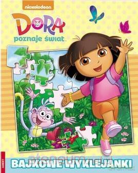 Dora poznaje świat. Bajkowe wyklejanki [KSIĄŻKA]