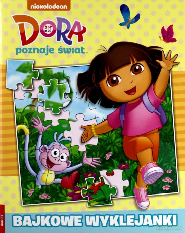 Dora poznaje świat. Bajkowe wyklejanki [KSIĄŻKA]