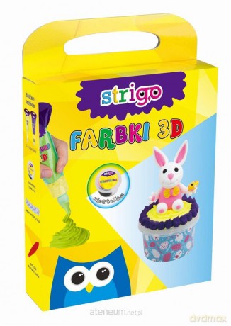 Farbki 3D - Babeczka Królik