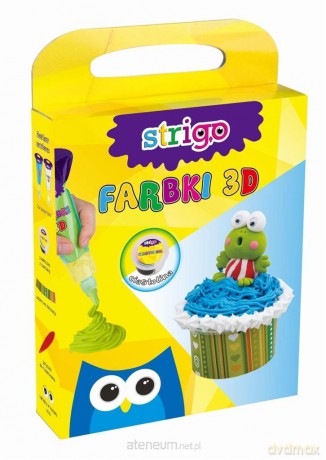 Farbki 3D - Babeczka Żaba