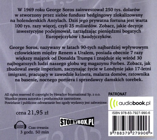 George Soros. Spekulant i miliarder - Łukasz Tomys [AUDIOBOOK]