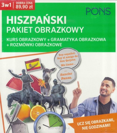 Hiszpański pakiet obrazkowy 3w1 [KSIĄŻKA]