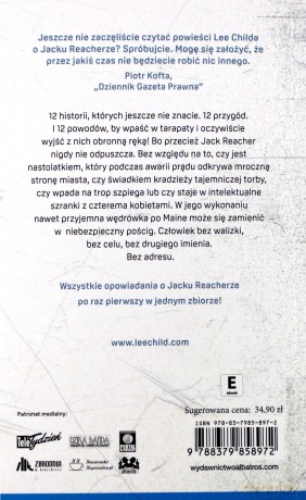 Jack Reacher. Adres nieznany - Lee Child [KSIĄŻKA]