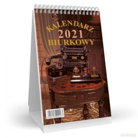 Kalendarz 2025 biurkowy pionowy - spirala SB3 [KALENDARZ]