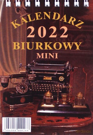 Kalendarz 2018 biurkowy pionowy mini SB5 [KALENDARZ]