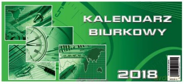 Kalendarz biurkowy poziomy duży [KALENDARZ]