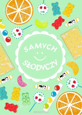 Karnet B6 Urodziny Słodycze