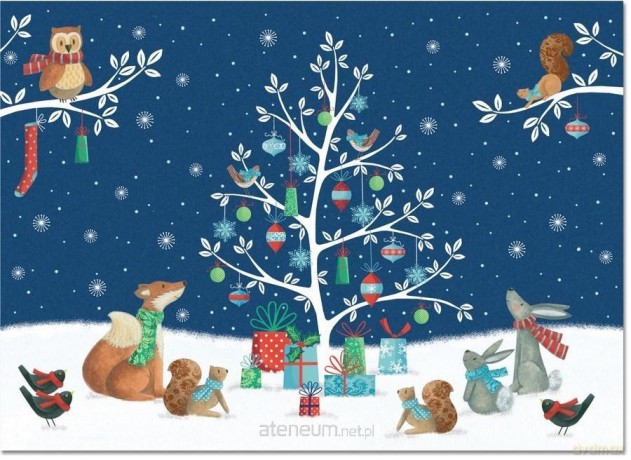 Karnet Świąteczny delux Woodland Noel (20 szt)