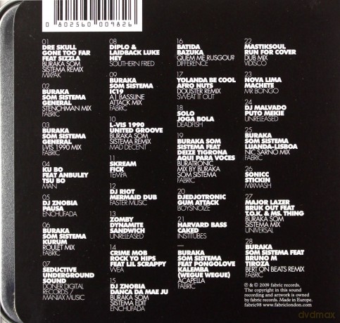 Buraka Som Sistema: Fabric Live 49 [CD]