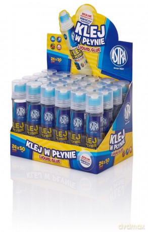 Klej w płynie transparentny 50 ml (24 szt)