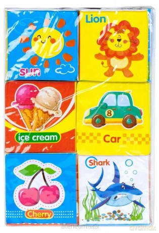 Klocki miękkie 6 el [KLOCKI]