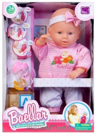Lalka interaktywna bobas 35 cm