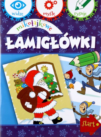 Mikołajkowe Łamigłówki - Anna Wiśniewska [KSIĄŻKA]