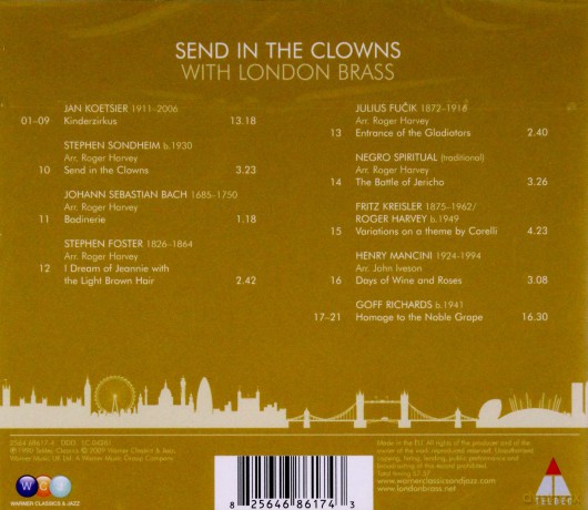 London Brass: Vari: Send In The Clowns [CD]