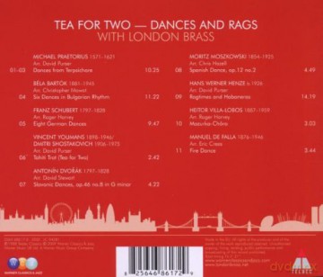 London Brass: Vari: Tea For Two-Dances&Rags [CD]