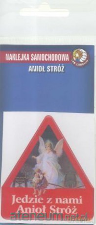 Naklejka samochodowa. Anioł Stróż