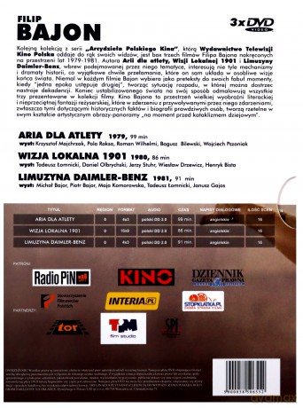 Filip Bajon: Aria dla atlety / Wizja lokalna 1901 / Limuzyna Daimler-Benz [BOX] [3DVD]