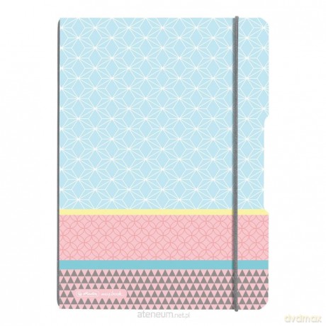 Notatnik A5/40K kratka My.BookF grap pastel niebieski