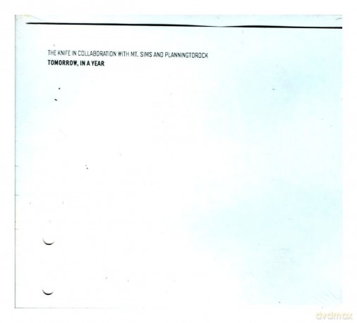 The Knife: Tomorrow In A Year (digipack) [2CD]
