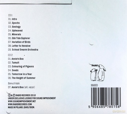 The Knife: Tomorrow In A Year (digipack) [2CD]
