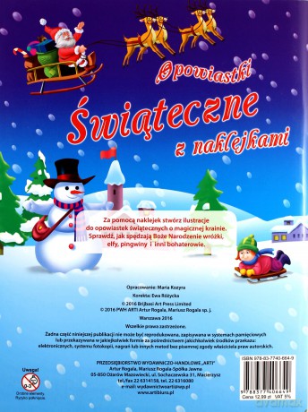 Opowiastki świąteczne z naklejkami [KSIĄŻKA]