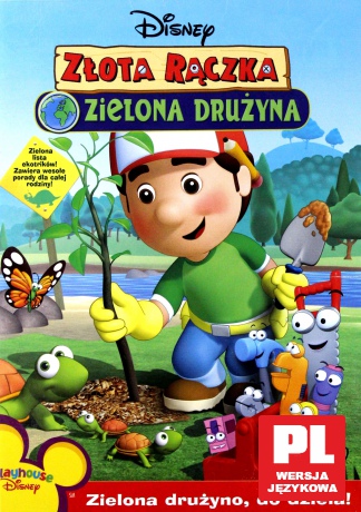 Maniek Złota rączka: Zielona drużyna (Disney) [DVD]