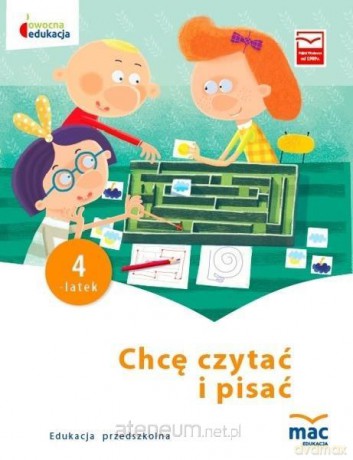 Owocna edukacja. Chcę czytać i pisać. Czterolatek - Beata Szurowska [KSIĄŻKA]