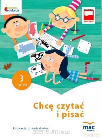 Owocna edukacja. Chcę czytać i pisać. Trzylatek - Beata Szurowska [KSIĄŻKA]