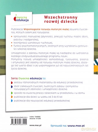 Owocna Edukacja. Wspomaganie rozwoju...5-6 lat - Beata Szurowska [KSIĄŻKA]