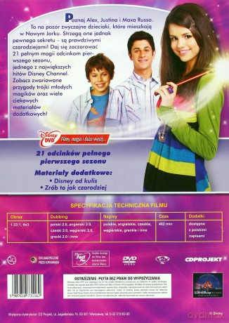 Czarodzieje z Waverly Place sezon 1 [BOX] [3DVD]