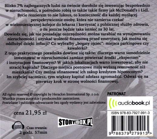 Parkingi. Ty też możesz zostać rentierem - Łukasz Tomys [AUDIOBOOK]
