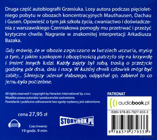 Pięć lat kacetu - Stanisław Grzesiuk [AUDIOBOOK]