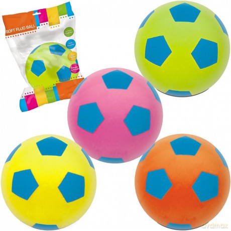 Piłka piankowa Soft Fluo Ball, różne kolory