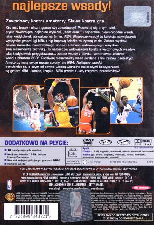 NBA: Prosto z Ulicy: Najlepsze wsady 1 [DVD]