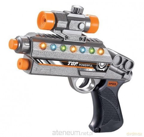 Pistolet na baterię z celownikiem Super Gun
