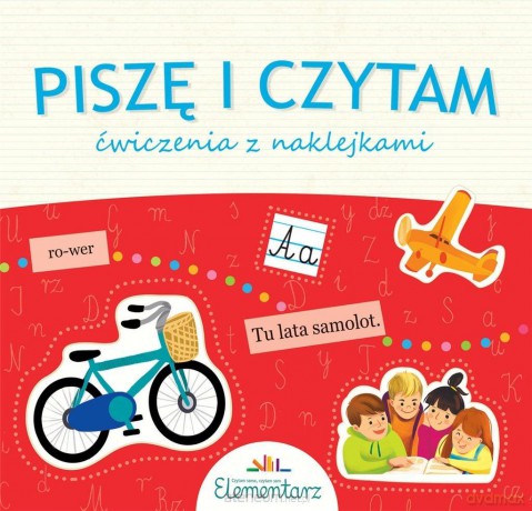 Piszę i czytam ćwiczenia z naklejkami [KSIĄŻKA]