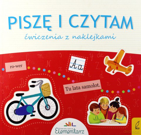 Piszę i czytam ćwiczenia z naklejkami [KSIĄŻKA]