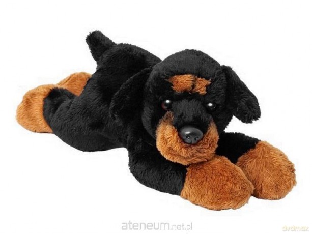 Pluszowy Doberman leżący 20 cm