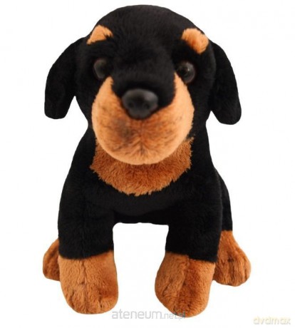 Pluszowy Doberman siedzący 20 cm
