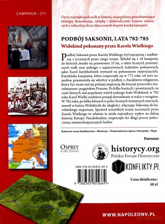Podbój Saksonii, lata 782-785. Widukind pokonany - David Nicolle [KSIĄŻKA]
