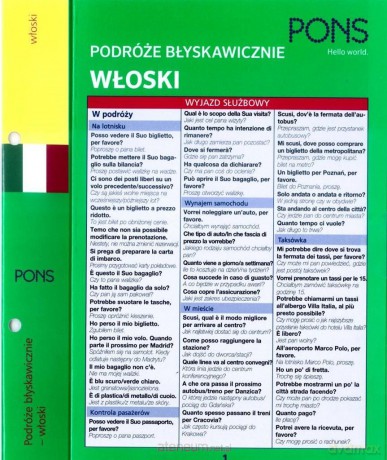 Podróże błyskawicznie. Włoski [KSIĄŻKA]