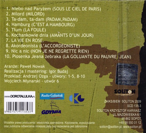 Dorota Lulka: Edith Piaf po Polsku (digipack) [CD]