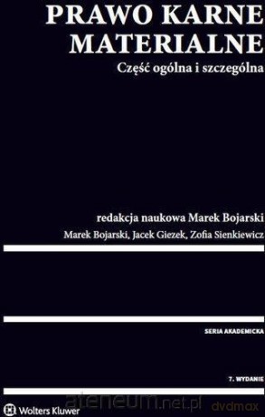 Prawo karne materialne. Część ogólna [KSIĄŻKA]