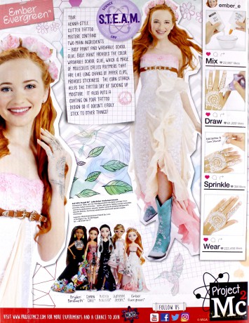 ProjectMc2 Eksperyment z lalką Ember's Tattoos
