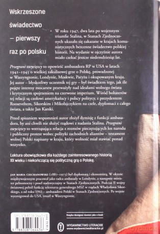 Przegrani zwycięzcy. Wspomnienia ambasadora Polski - Jan Ciechanowski, Wojciech Tyszka [KSIĄŻKA]
