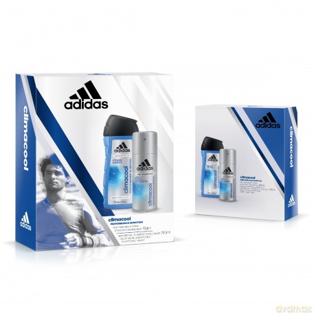 Adidas Climacool Men Zestaw prezentowy (deo spray 150 ml + żel pod prysznic 250 ml)