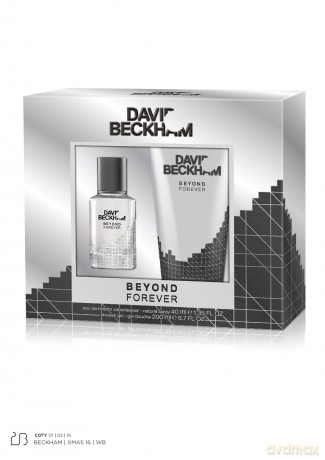David Beckham Beyond Forever Zestaw prezentowy (woda toaletowa 40 ml + żel pod prysznic 200 ml)