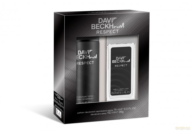 David Beckham Respect Zestaw prezentowy (deo spray 150 ml + deo w szkle 75 ml)