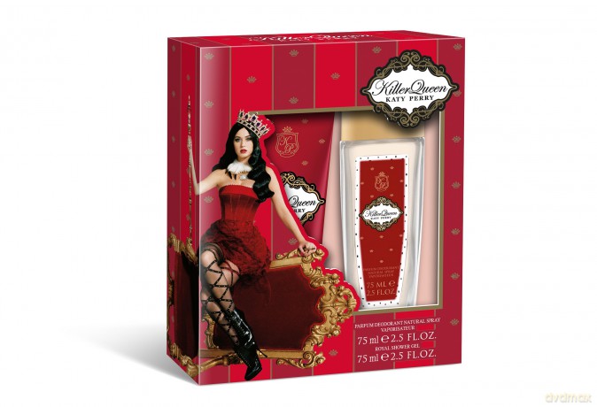 Katy Perry Killer Queen Zestaw prezentowy(dezodorant naturalny spray 75 ml + żel pod prysznic 75 ml)
