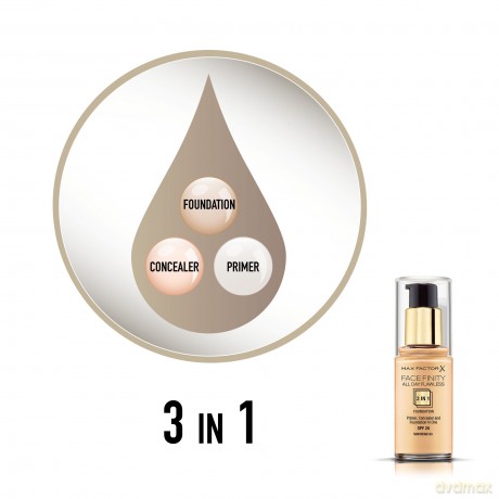 Max Factor Facefinity All Day Flawless 3in1 SPF20 30 ml nr 63